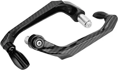 Produktbild von Famanu Motorhendelbeschützer - Robuste Schutzvorrichtung für 22 mm Lenker - Schwarz