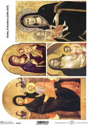 Immagine prodotto di ITD carta di riso per decoupage, icona A4 R1623