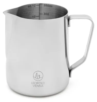 Milchaufschäumkanne 350 ml Edelstahl mit Skala