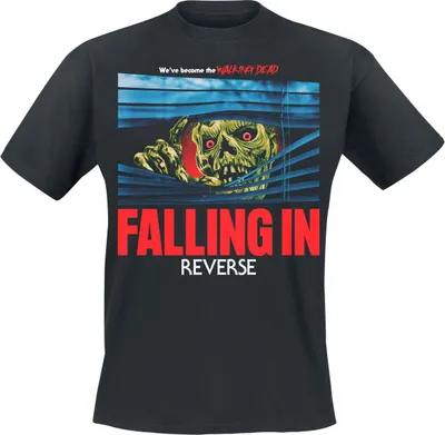 Produktbild von Falling In Reverse T-Shirt Herren Walking Dead schwarz S