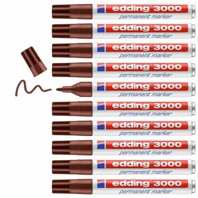 Produktbild von Edding 3000, Braun, Multi, Weiß