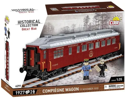 Zdjęcie produktu dla COBI Compiègne Wagon (11 November 1918), Klocki do budowania, 10 lat(a), 1927 szt.