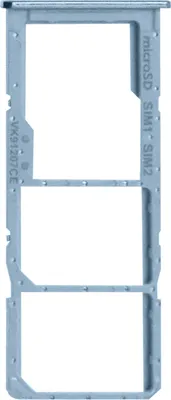 Immagine prodotto di Clappio, supporto dual-SIM e per schede Micro-SD per Samsung Galaxy A51, colore blu