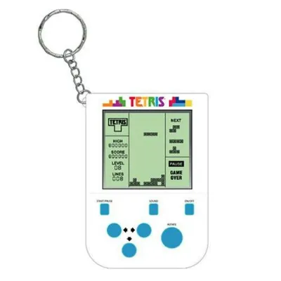 Image de Fizz Schlüsselanhänger Tetris mit Spiel weiß
