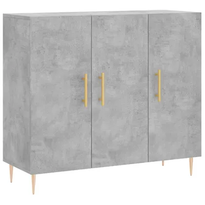 Produktbild von Sideboard Betongrau 90x34x80 cm Holzwerkstoff