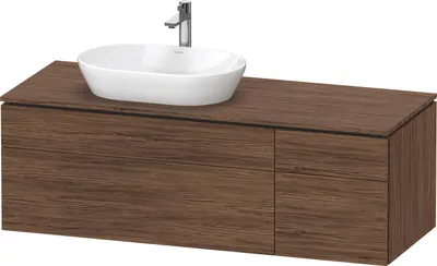 Produktbild von DURAVIT LC4877021210000 Konsolen-WTU wandh. L-Cube 550x1400x4