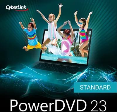Produktbild von CyberLink PowerDVD 23 Standard / 1 PC / Dauerlizenz (Lizenz per Email)