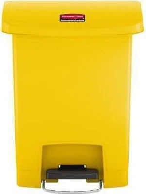 Produktbild von Rubbermaid Slim Jim Treteimer Vorne 30L Gelb