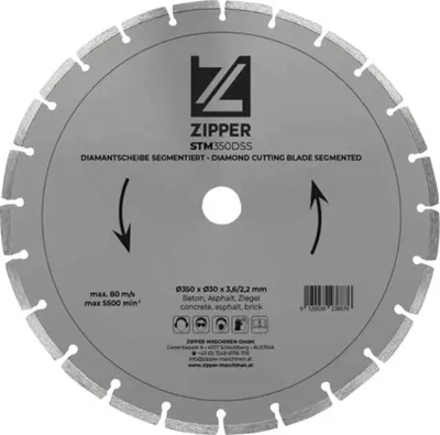 Obrázek produktu pro Diamantový kotouč Zipper pro STM350, 350x30x3,5 mm