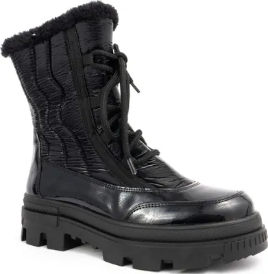 Produktbild von Endless Damen Stiefeletten 7441-patent black shiny Farbe: Schwarz Größe: 39