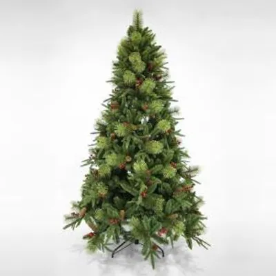 Obrázek produktu pro Eurolamp Vánoční umělý stromek borovice se šiškami 180 cm