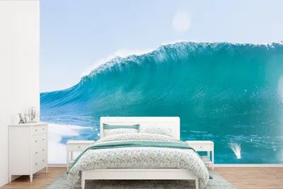 Produktbild von MuchoWow® Fototapete für Wohnzimmer oder Schlafzimmer Wandtapete Vinyl Motivtapete Golf - Meer - Sommer - 420x280 cm - Zimmer für Kinder