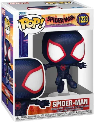 Produktbild von Spider-Man: Across the Spider-Verse POP! Movies Vinyl Figur Spider-Man 9 cm