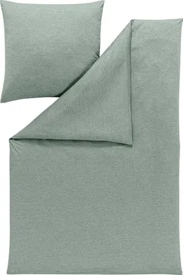 Produktbild von Estella Atelier Mako-Interlock-Jersey TAKOMA Kissenbezug einzeln Farbe mint Größe 40x80 cm