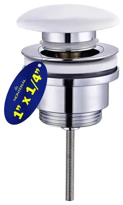 Pop-up Ablaufstopfen Ø 63,5 mm, 1 1/4", Messing, verchromt