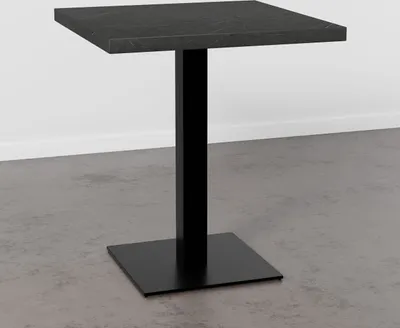Produktbild von Bistrotisch 70x70 cm | D4878 LV Marmor Dunkel |  Gusseisen Gestell