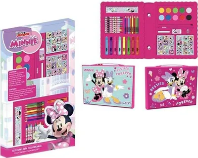 Produktbild von Disney Minnie Kreatives Schreib- und Malset mit Minnie-Motiv zum Ausmalen