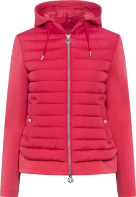 Produktbild von Fuchs & Schmitt Steppjacke aus Softfibre mit abnehmbarer Kapuze und Leistentaschen