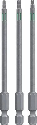 Produktbild von kwb 123241, 3 Stück(e), Torx, T10, T15, T20, Stahl, 100 mm, 25,4 / 4 mm (1 / 4")