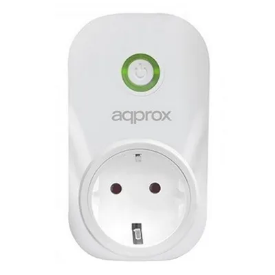 Produktbild von Approx SMART PLUG WIFI V2, Drinnen, Weiß, Kunststoff, Amazon Echo, Google Home, Kabellos, 802.11b, 802.11g, Wi-Fi 4 (802.11n)