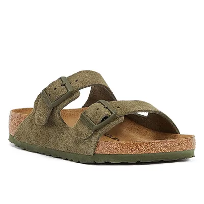 Produktbild von Birkenstock Arizona Wildleder Leder Thymian Khaki Sandalen
