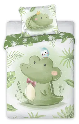 Obrázek produktu pro Dětské ložní prádlo, bavlněné ložní prádlo na postel 100x135 016 Krokodýl