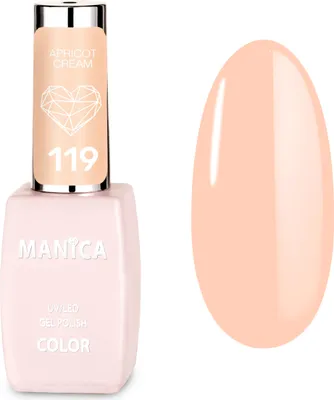 Produktbild von Manica LED/UV Hybrid-Nagellack 10 ml – Aprikosencreme – 119