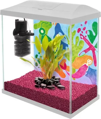 Produktbild von Aquael LEDDY MINI 30 WEISS - Aquarium 12,6L