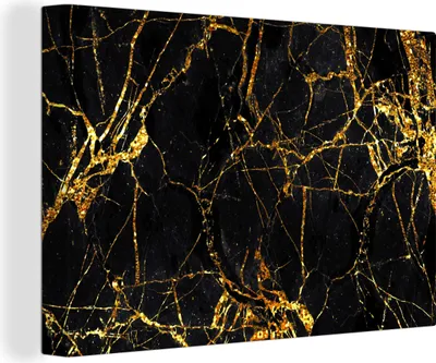 Obrázok produktu pre OneMillionCanvasses® - Obrazy na plátne - 140x90 cm, zlaté - mramorové - trblietavé - nástenné umelecké dekorácie - fotografie na plátne - maľba na drevenom ráme