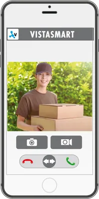 Productafbeelding van m-e modern-electronics VS-11 S Vistasmart video-deurbel, LAN, WLAN, buitenunit, zilver (41359)