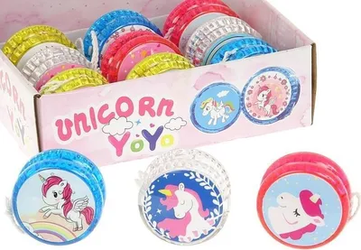 Image de Yo-yo licorne (12 pièces) (Jouets, Jouets d'adresse)