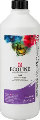 Obrázek produktu pro Ecoline tekutá akvarelová láhev 490 ml modrofialová 548