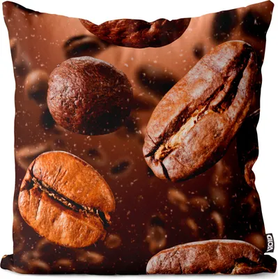 Produktbild von VOID Kaffeebohnen Kaffee Kissenbezug Kissenhülle Sofakissen Kissen Deko Outdoor-Kissen Dekokissen