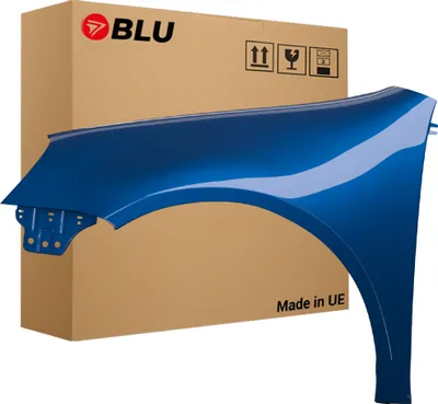 Immagine prodotto di BLU Parafango compatibile con VW Volkswagen Golf V 5 Hatchback LA5K Sinistra Blau OlympiaBlau | 2003-2009 | Anteriore | Verniciato | Pronto per il montaggio | Acciaio