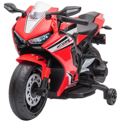 Produktbild von Eco Toys Rotes elektrisches Honda-Motorrad für Kinder im Alter von 3-6 Jahren