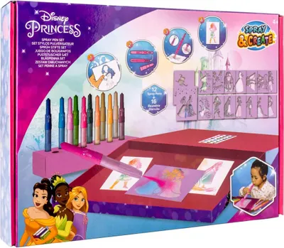 Produktbild von Canenco Disney Princess - Sprühstifte-Box (12er)