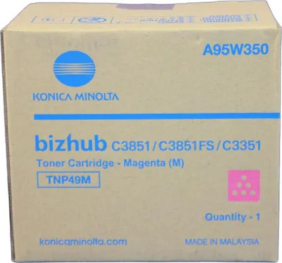 Produktbild von A95W350 KONICA TNP49M Bizhub Toner