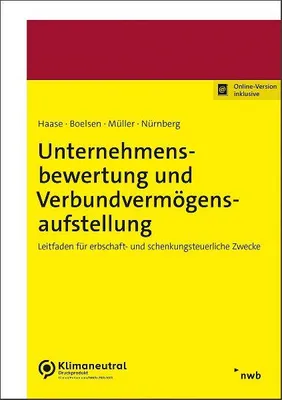 Produktbild von Unternehmensbewertung und Verbundvermögensaufstellung