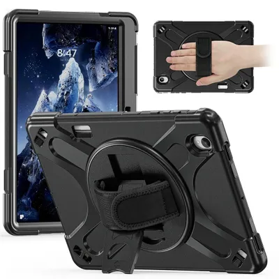 Produktbild von Samsung Galaxy Tab S12 Plus Hülle - Coverup Heavy Duty Case mit Ständer - Schwarz