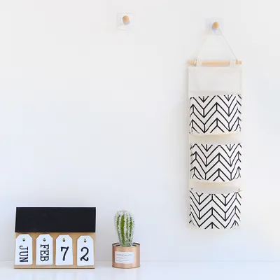 Image de Sac suspendu, sac de rangement suspendu, sac suspendu mural, organisateur de rangement suspendu, pochettes suspendues