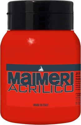 Produktbild von Maimeri Acrilico Acrylfarbe Permanent Red Light 251 500 ml 1 stk