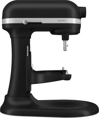 Produktbild von KitchenAid Küchenmaschine mit Schüsselheber 5,6 L Artisan 5KSM60SPX, Farbe:Matt Schwarz