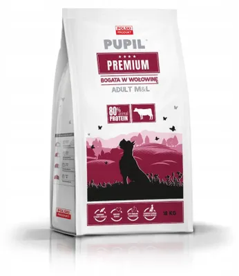 Immagine prodotto di PUPIL PREMIUM M&L ricca di manzo 12 kg