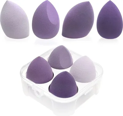 Produktbild von Make-up Schwamm Set mit 4 Kosmetikschwämmen, Schönheitspads, Schwammschwämmen
