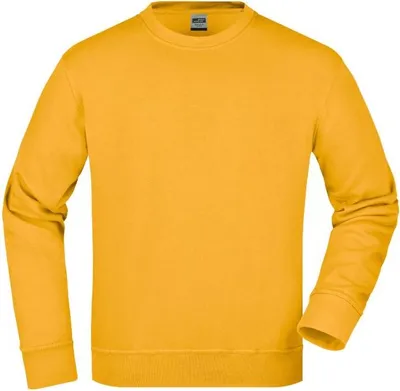 Produktbild von Klassisches Rundhals-Sweatshirt gold-yellow, Gr. M
