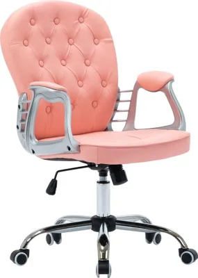 Obrázok produktu pre vidaXL Kancelárske otočné kreslo Ružová Imitácia kože