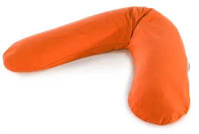 Produktbild von Theraline - Das Original Stillkissen, 190cm inkl. Bezug, jersey, Farbe:rot-orange