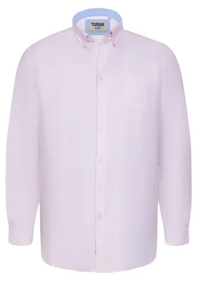 Image de Duke - "D555 Richard" chemise pour homme manches longues DC462 (5XL) (Rose)