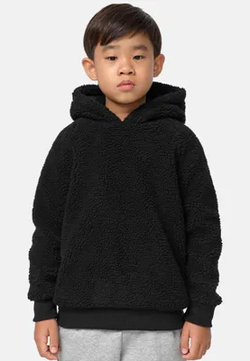 Produktbild von UCK2404 - Boys Sherpa Hoody black 122/128