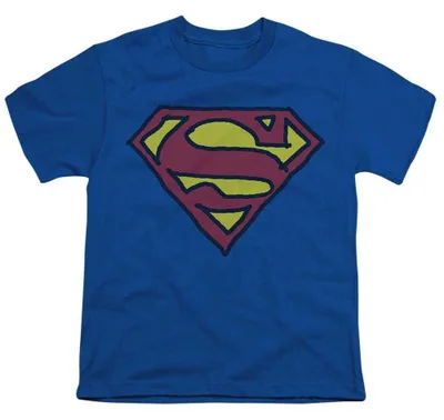 Produktbild von Superman - T-Shirt für Kinder, Logo TV36674 (152-158) (Königsblau)
